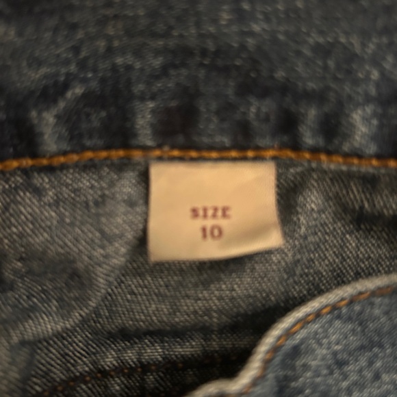 Stylish Abercrombie and Fitch Blue crop Jeans for Women size 10 - Picture 3 of 5